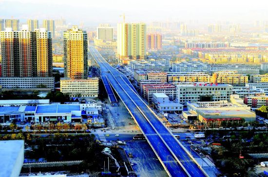 太原西中环通车准备就绪