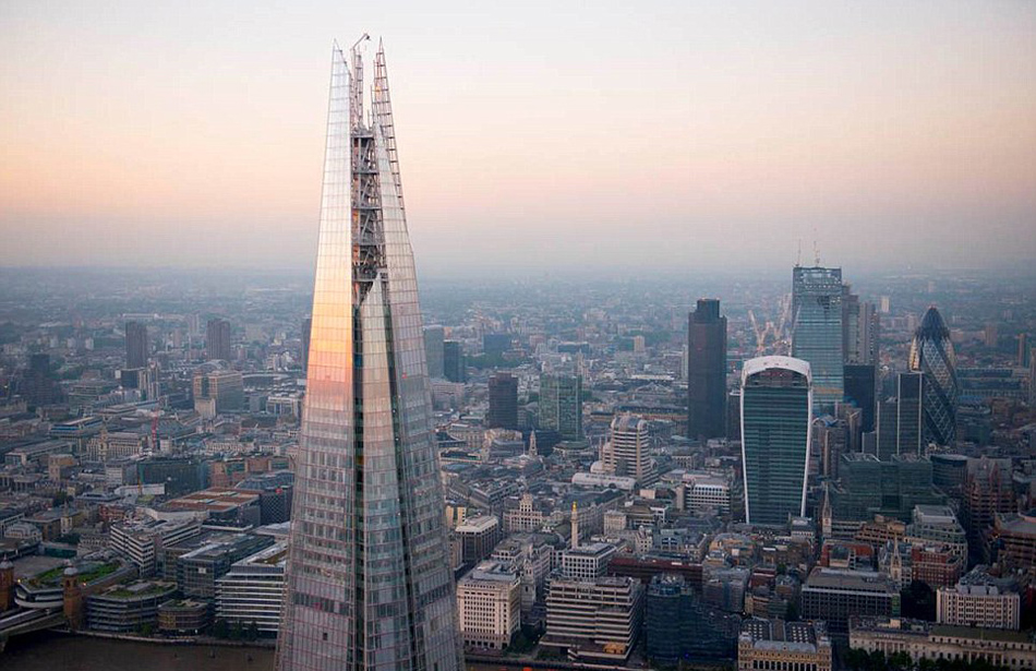 英航拍师700米高空拍伦敦鸟瞰图组图