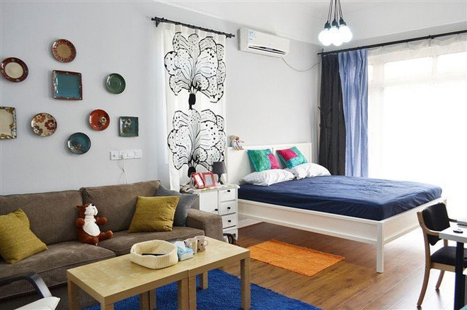 文艺青年22平宜家装扮出租屋