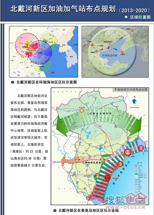 《北戴河新区加油加气站布点规划(2013-2020)》公示