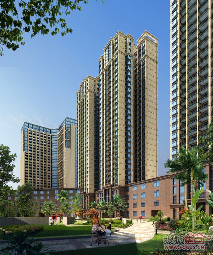 御水天城不仅配套完善而且在绿化设计上也是颇具新意,不同于其他楼盘