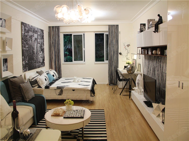 复地新都国际55平米公寓样板间整体图