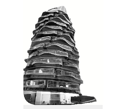 "螺旋式"旋转公寓楼可轮流看风景 每天不一样