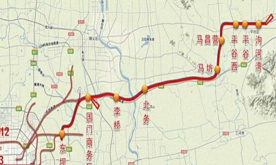 平谷区域快线敲定 日光盘扎堆轨道沿线