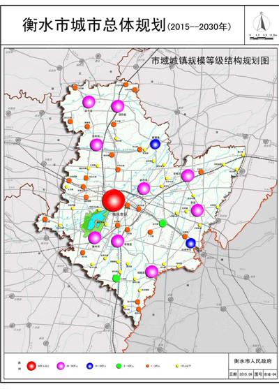 15年規劃:衡水市城市總體規劃(2015-2030年)