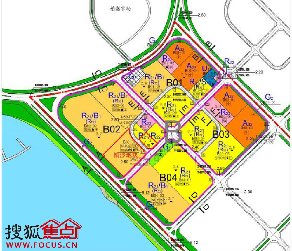 君悅海灣(愉沙地塊)建7幢商住樓 規劃圖來襲