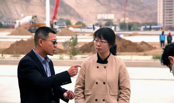 兰州商务局局长王黎一行莅临瑞鑫国际物流港考察