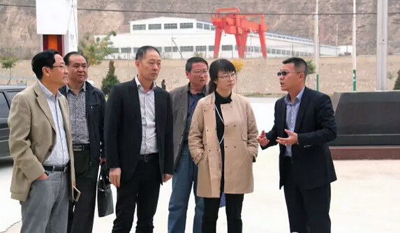 兰州商务局局长王黎一行莅临瑞鑫国际物流港考察