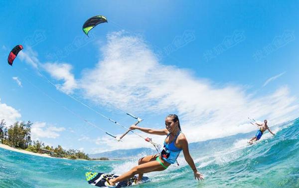 滑翔伞冲浪