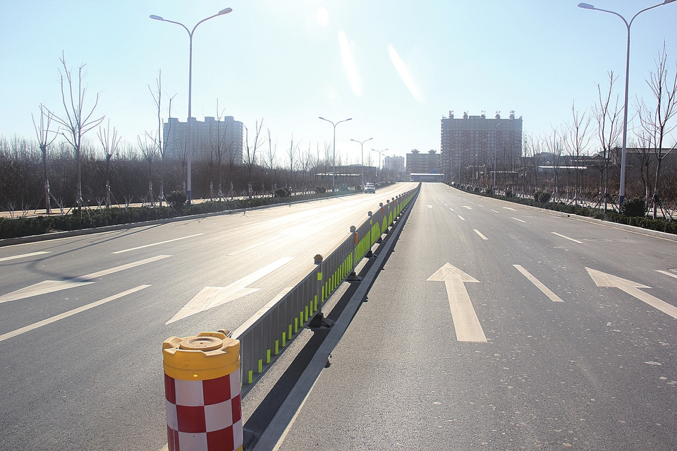 克朗山东路全线通车 济南西部再添一条次干道路