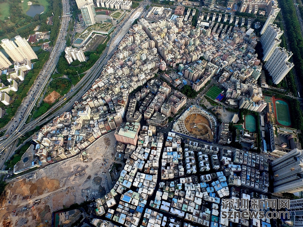 实拍改造前福田最大城中村 旧改释放住宅350万平