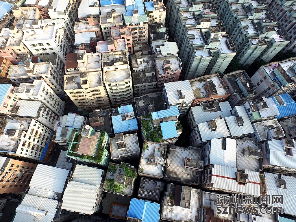 实拍改造前福田最大城中村 旧改释放住宅350万平