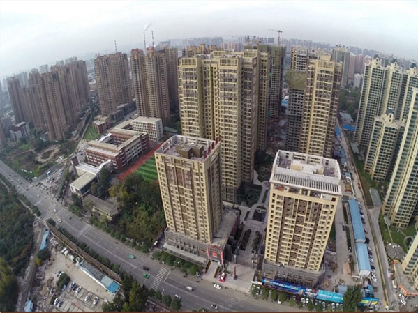 宏府麒麟山楼座实景