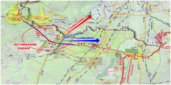 按照规划,廊涿城际铁路2016年下半年动工建设,2019年底2020年初即可