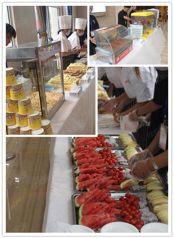 泰华·旭景城为前来咨询的客户们准备了可口的零食小吃,还有美味的