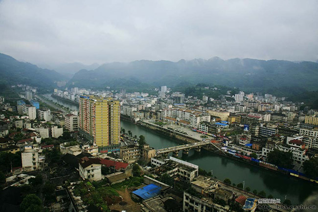 资料图:宣恩县城