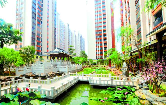 御景江南实景图