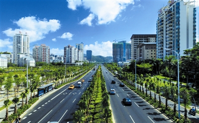 改造升级后的凤凰路