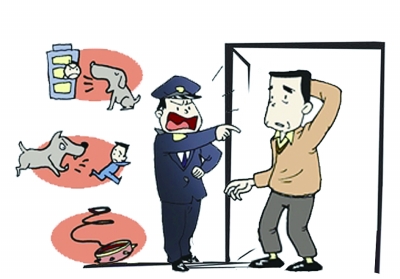厚街社区楼顶养狗扰民 居民投诉物主被教育
