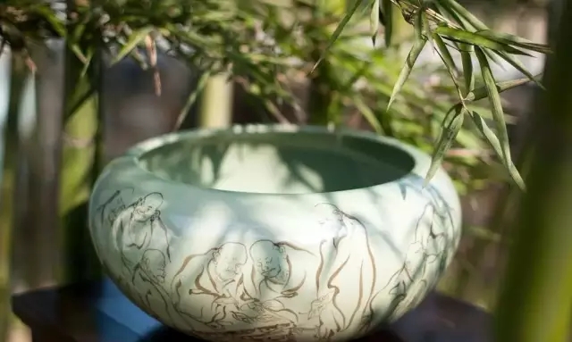 越窑青瓷烧制技艺火中取瓷 上虞万达倡导保护非遗