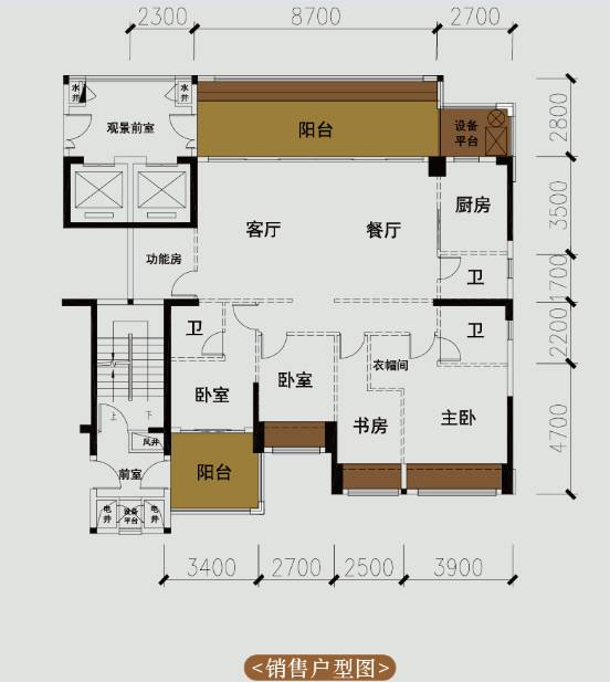 御海天禧别墅户型图图片