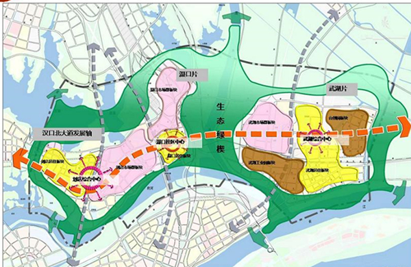 汉口北规划图图片