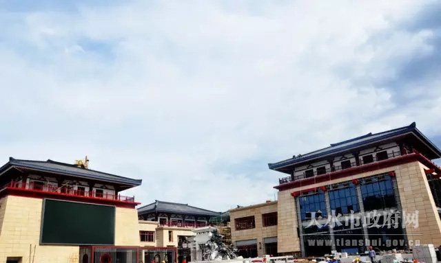 秦州印象文景园步行街项目建设稳步推进