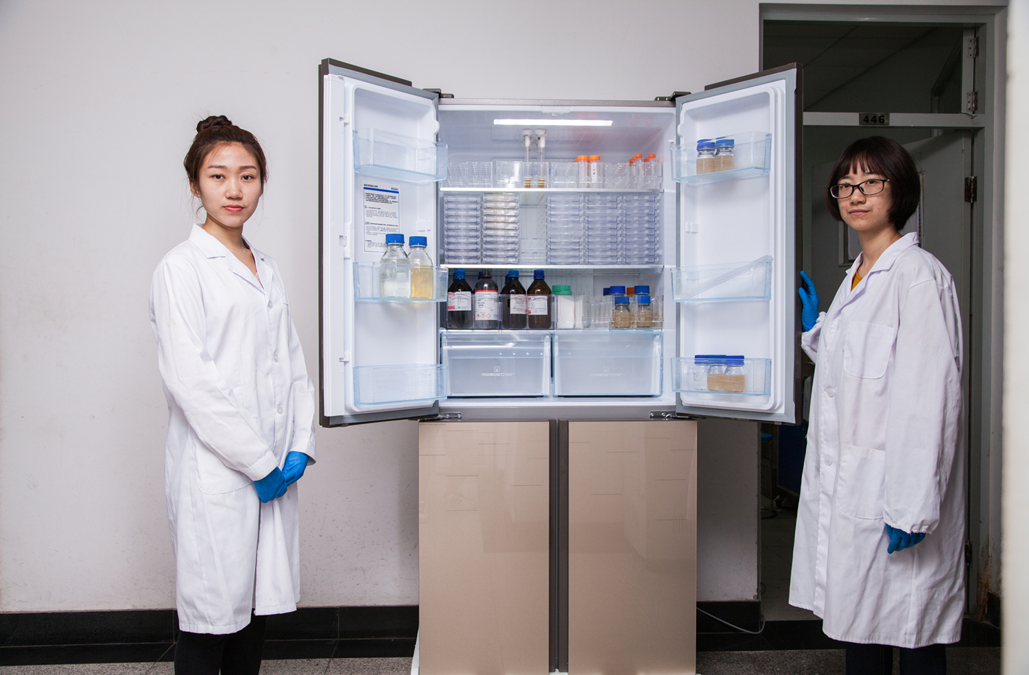 中国农大实验室用上海尔全空间保鲜冰箱