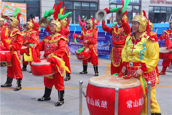 常山战鼓表演