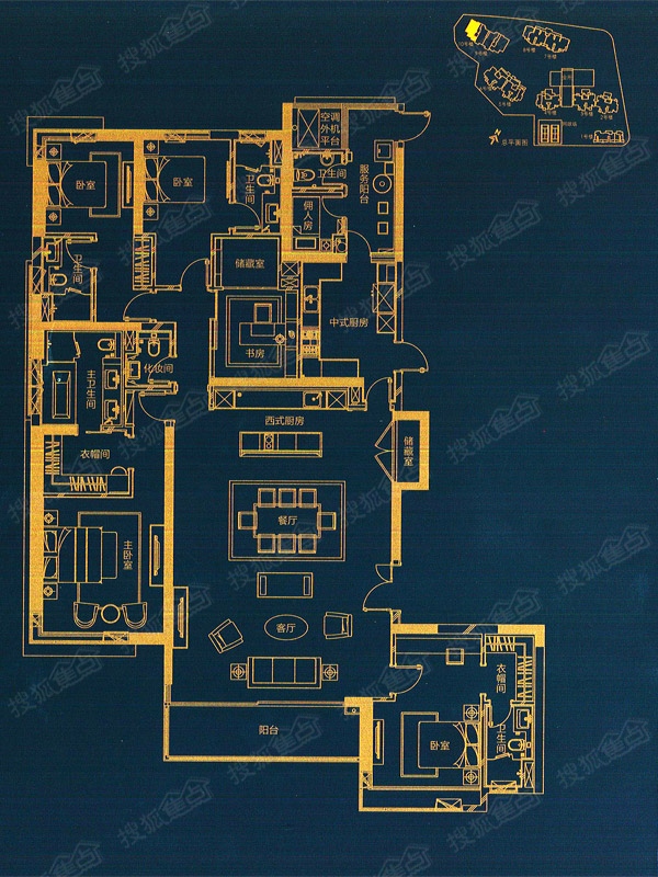 阳春豪景苑户型图图片