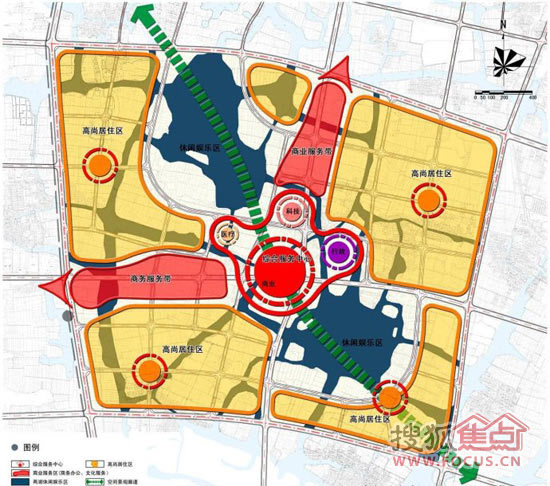 袍江两湖区域规划