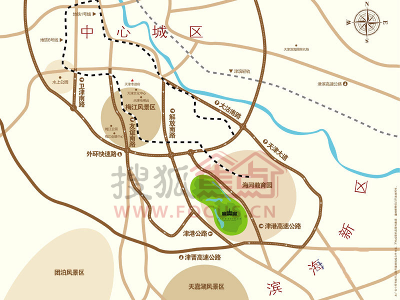 [京基岭域]津南区纯别墅区6月开盘 主推310㎡户型-搜狐焦点