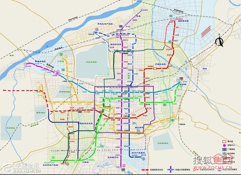 沣西新城地铁规划方案图片