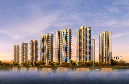 滨江金色家园效果图